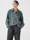 HUSH Barrel Sleeve Swing Jacket, Sage Green