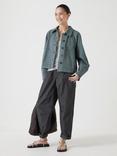 HUSH Barrel Sleeve Swing Jacket, Sage Green
