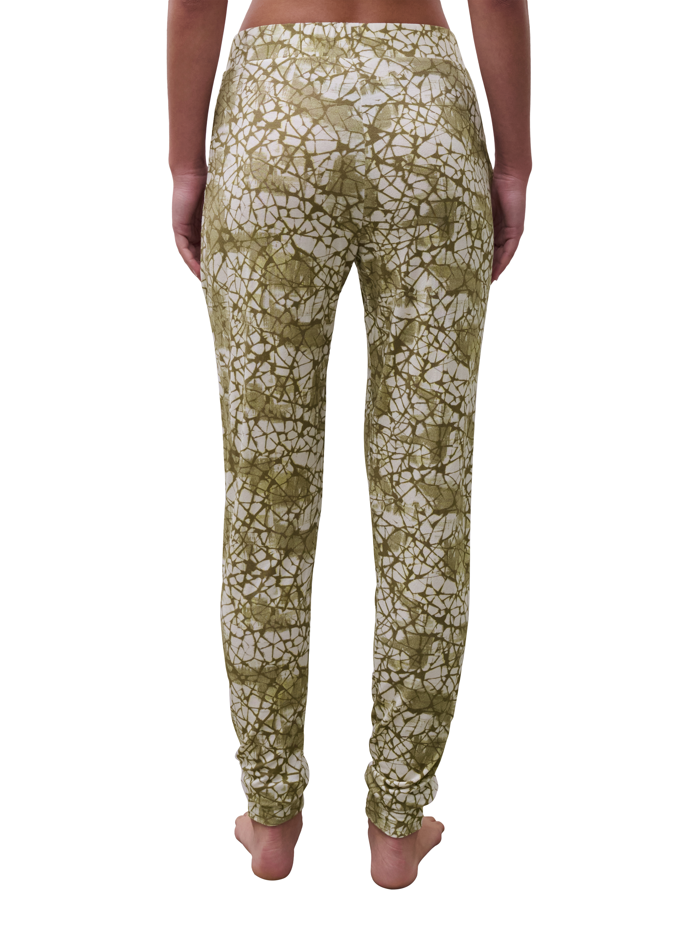 Product image 2 of 4, which shows Femilet Yara Pyjama Bottoms, Green/Multi, S