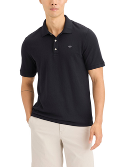 Dockers Slim Fit Original Polo Shirt, Black, Black