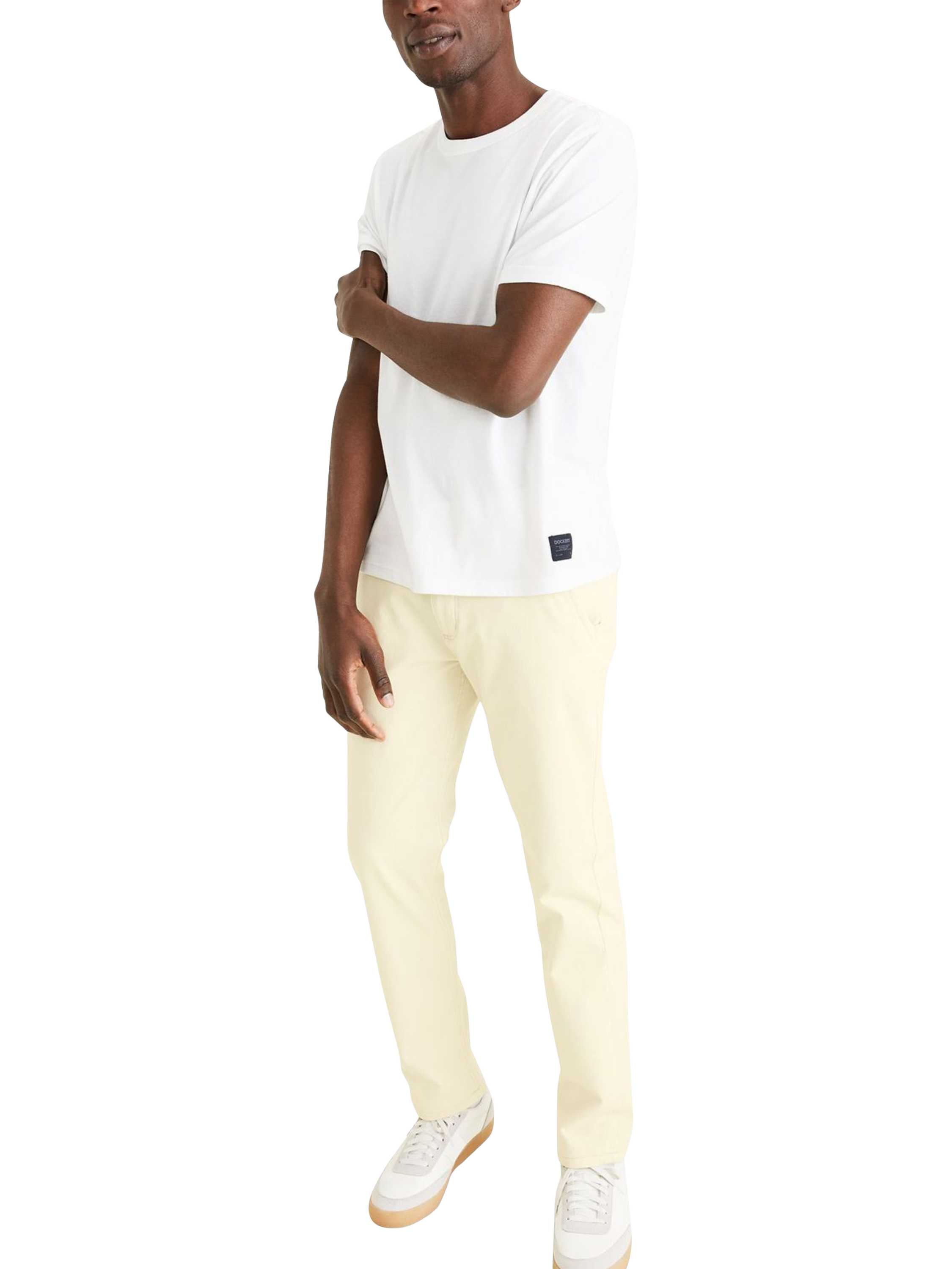 Product image 4 of 4, which shows Dockers Slim Fit Icon T-Shirt, White, S