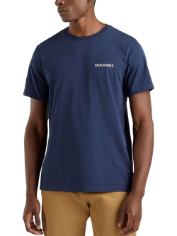 Dockers Graphic Logo Cotton T-Shirt, Blue