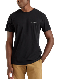 Dockers Graphic Logo Cotton T-Shirt, Black