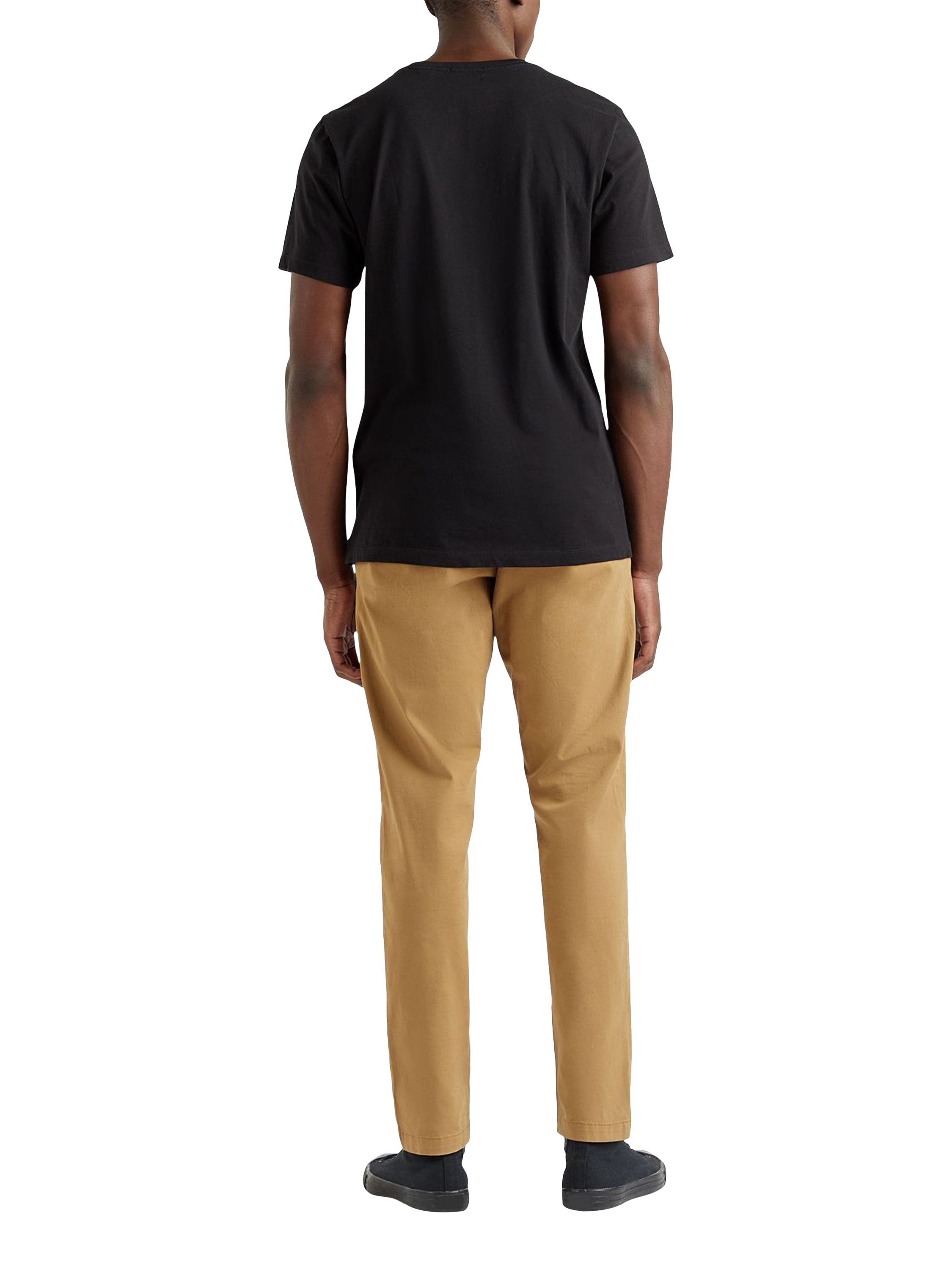 Product image 2 of 4, which shows Dockers Graphic Logo Cotton T-Shirt, Black, L