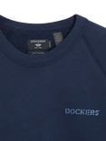 Dockers Cotton Blend Crew Neck Sweatshirt, Blue