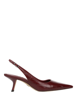 Sam Edelman Bianka Leather Slingback Pumps, French Merlot