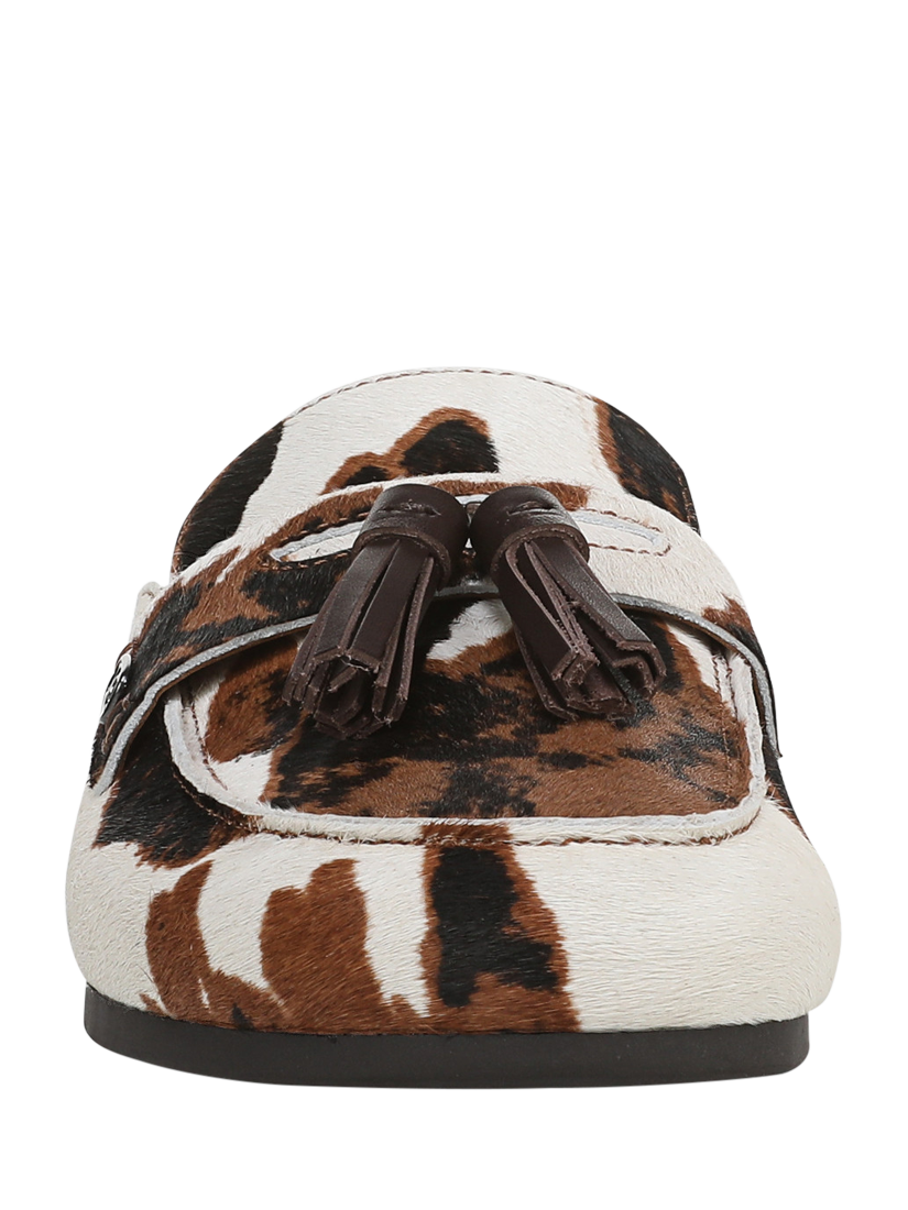Product image 3 of 6, which shows Sam Edelman Astrid Leather Animal Print Flatform Shoes, Brown/Multi, 4