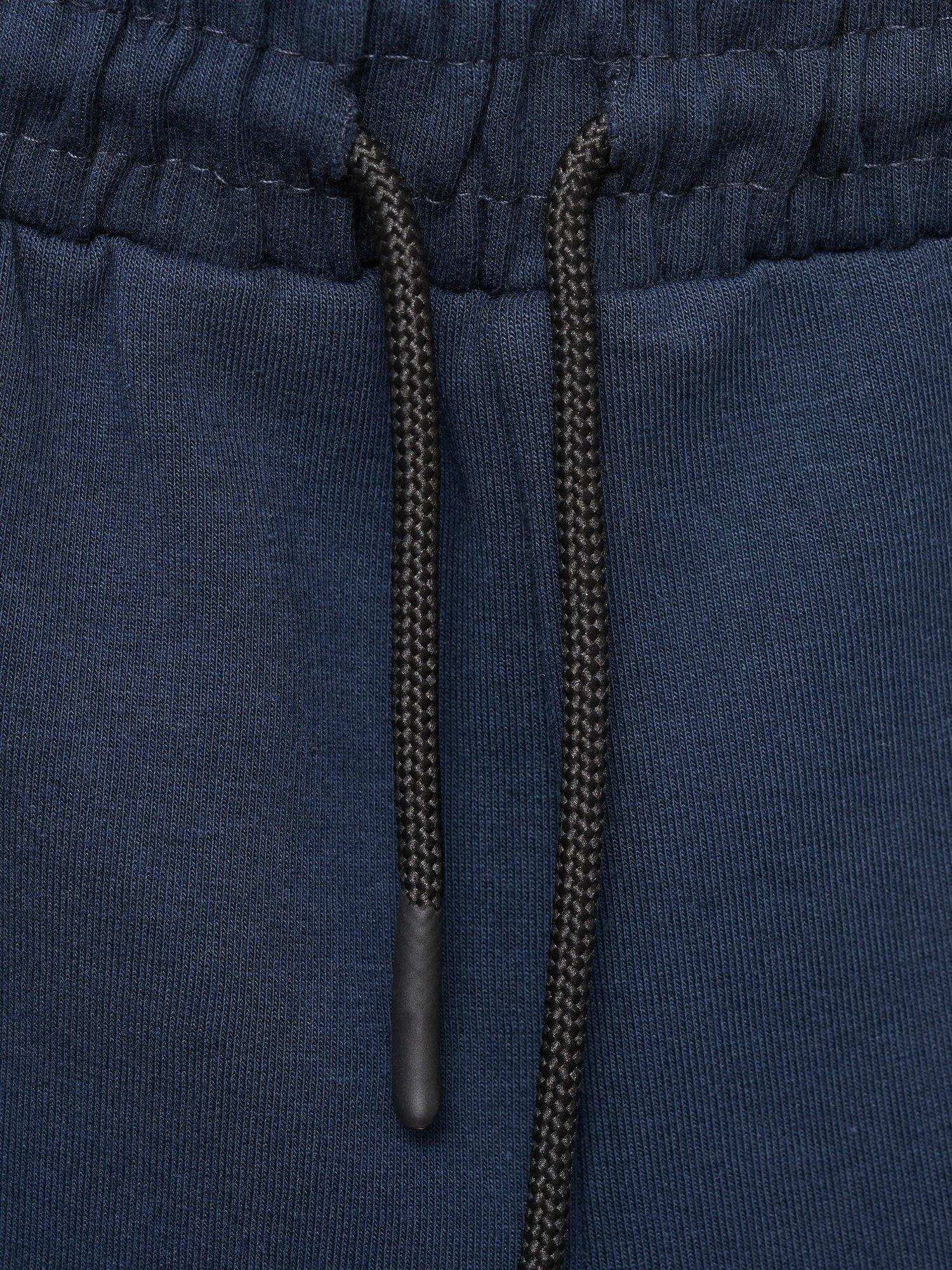 Product image 3 of 4, which shows Mango Kids' Cotton Zip Pocket Shorts, Navy, 5-6 years