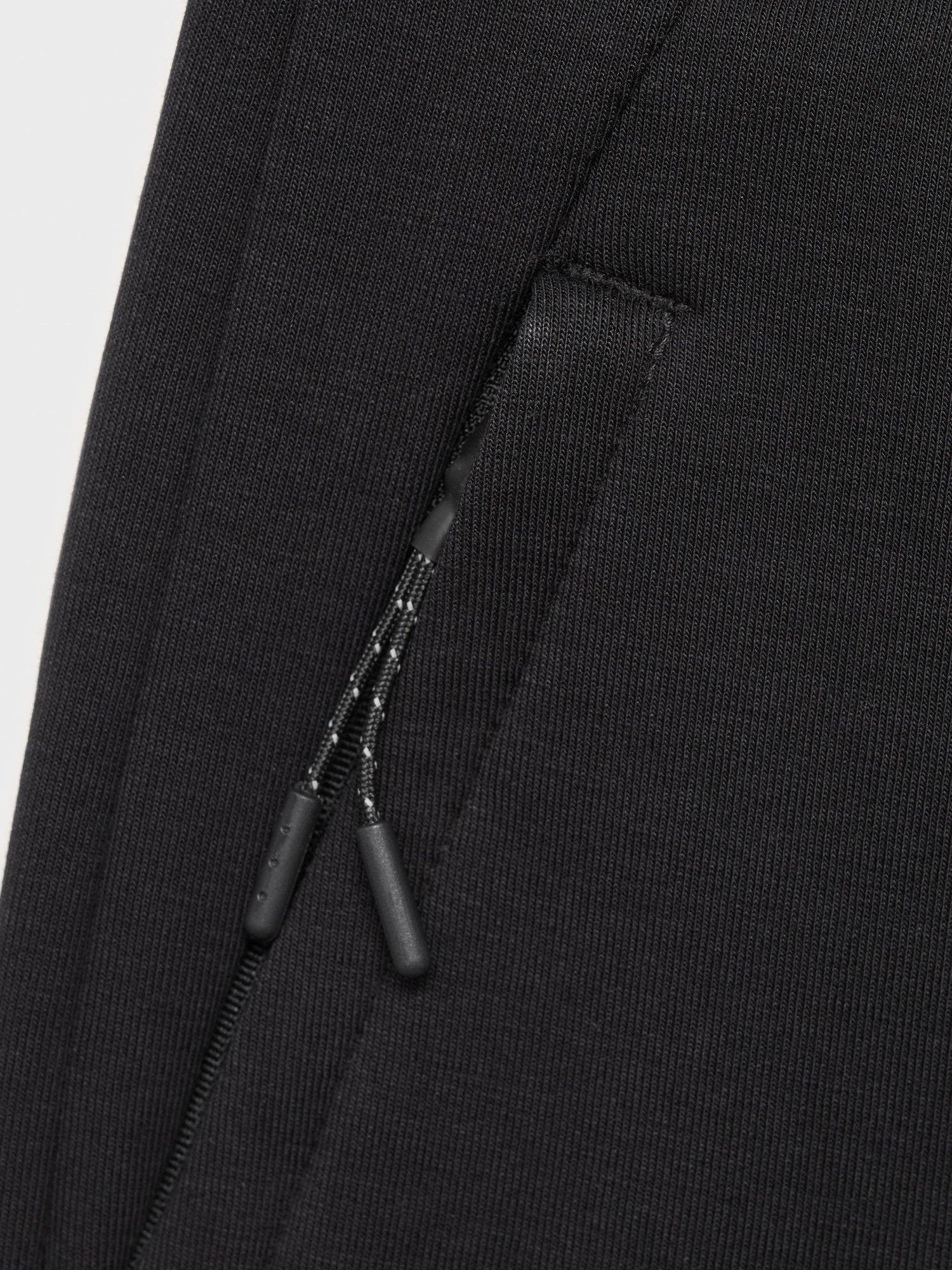Product image 3 of 4, which shows Mango Kids' Cotton Zip Pocket Shorts, Black, 5-6 years