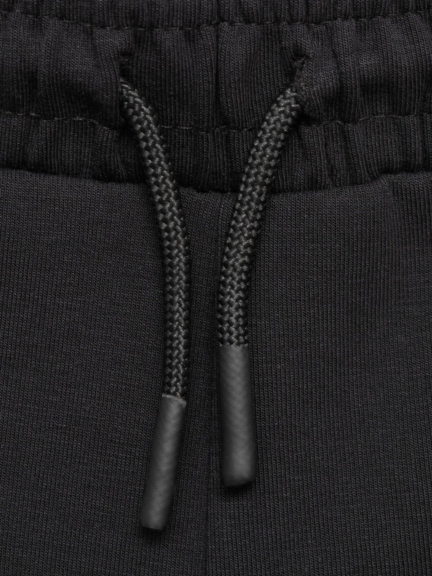 Product image 4 of 4, which shows Mango Kids' Cotton Zip Pocket Shorts, Black, 5-6 years