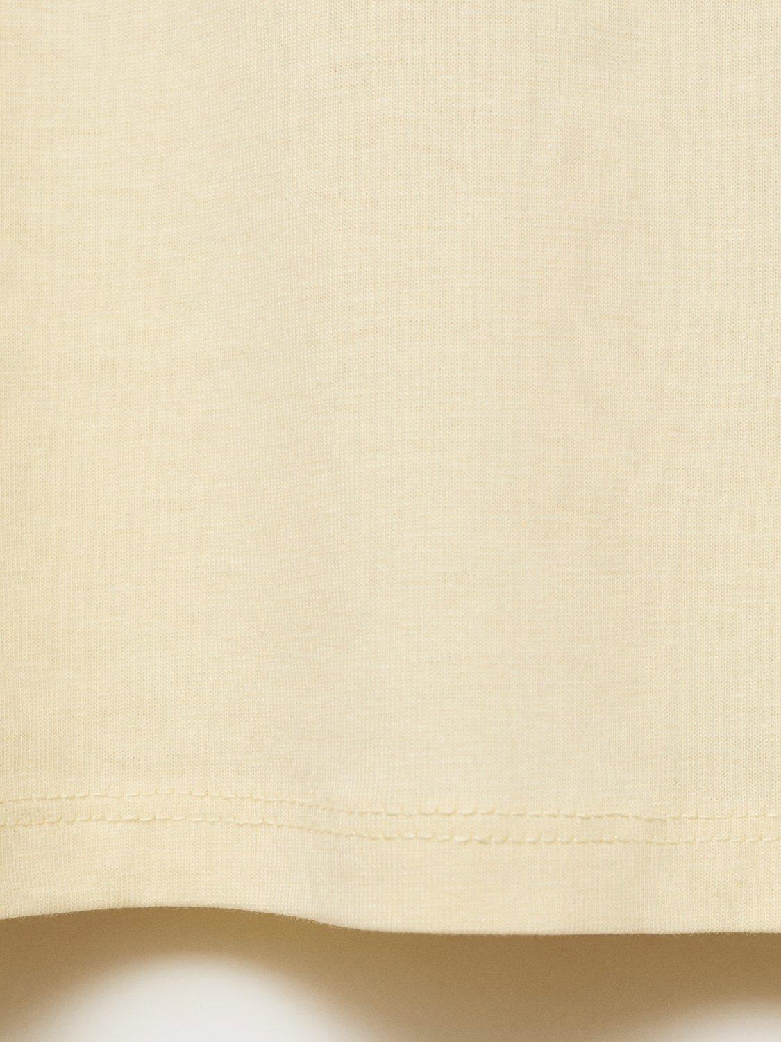 Product image 3 of 4, which shows Mango Kids' Paradise Cotton T-Shirt, Yellow, 11-12 years