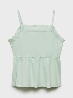Mango Kids' Bimba Cotton Blend Cami Top - view 2, Green
