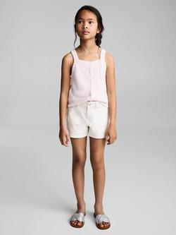 Mango Kids' Jenna Cotton Shorts - view 2, White