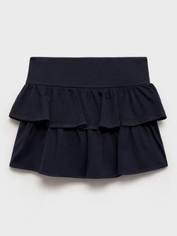Mango Kids' Sindy Cotton Skirt, Navy