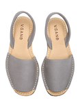 V.GAN Vegan Rambu Menorcan Sandals, Grey
