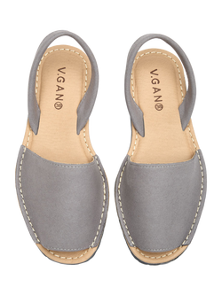 V.GAN Vegan Rambu Menorcan Sandals - view 2, Grey