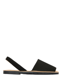 V.GAN Vegan Rambu Menorcan Sandals, Black