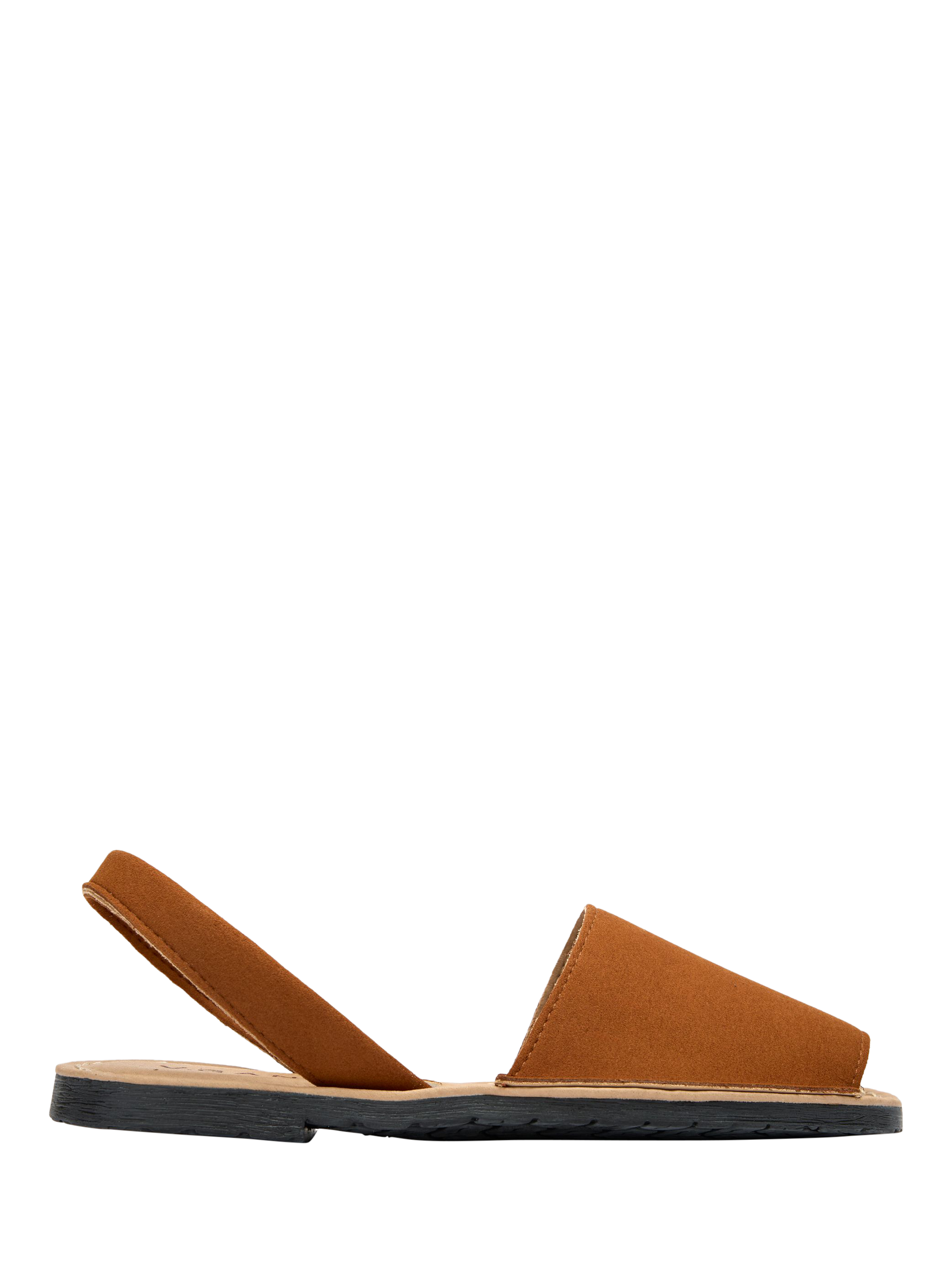 Product image 1 of 3, which shows V.GAN Vegan Rambu Menorcan Sandals, Tan, 4