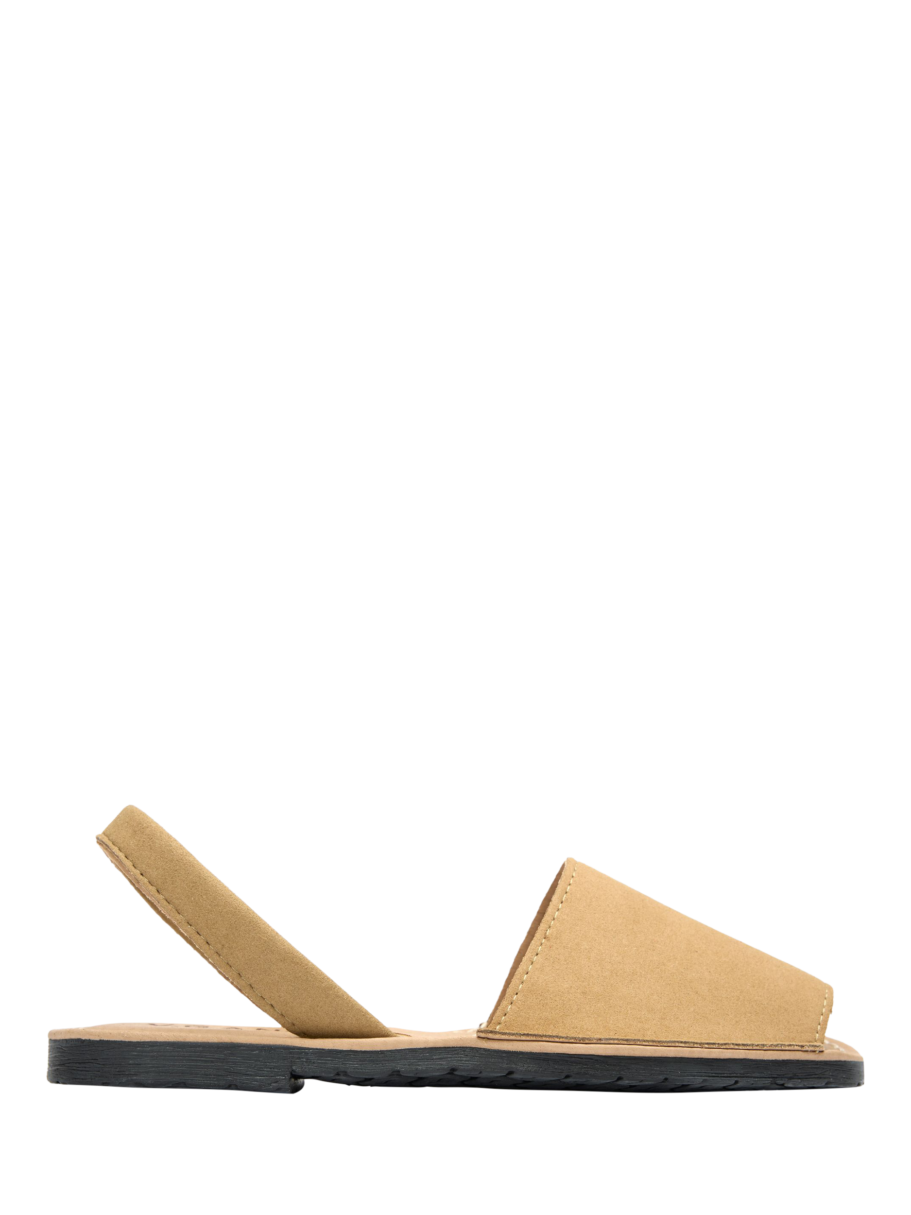 Product image 1 of 3, which shows V.GAN Vegan Rambu Menorcan Sandals, Taupe, 4