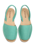 V.GAN Vegan Rambu Menorcan Sandals, Turquoise