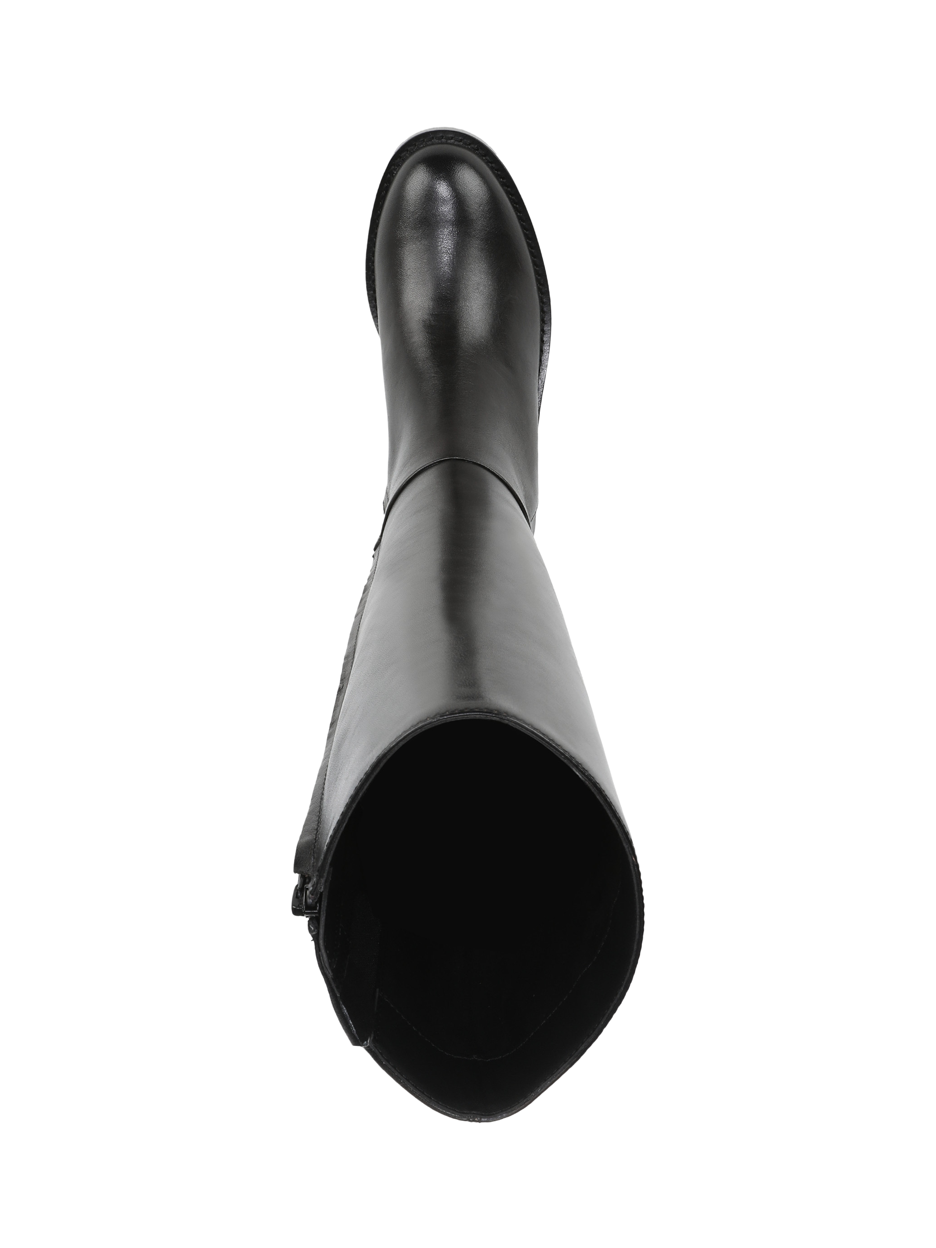 Product image 5 of 6, which shows Sam Edelman Milla Wide Calf Leather Blend Knee High Boots, Black, 5