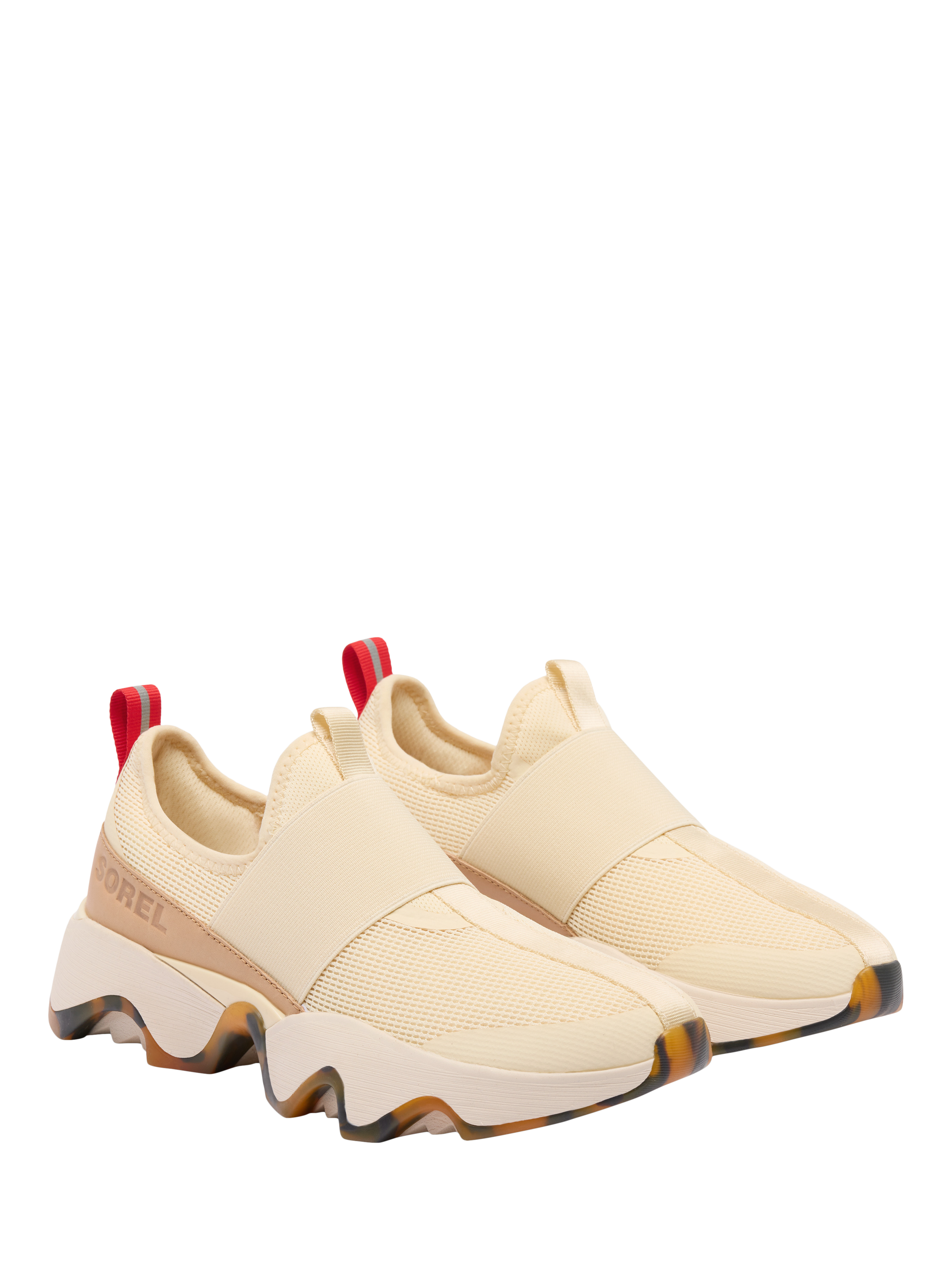 Product image 2 of 8, which shows SOREL Kinetic Impact II Slip On Trainers, Cream/Multi, 4