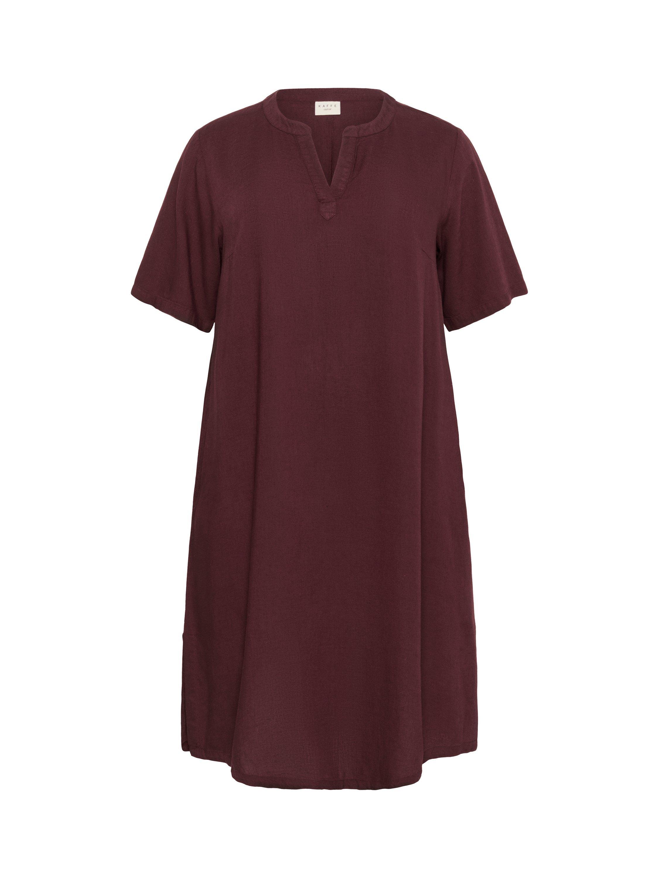 Product image 4 of 5, which shows KAFFE Curve Mille Kaftan Dress, Fudge, 22