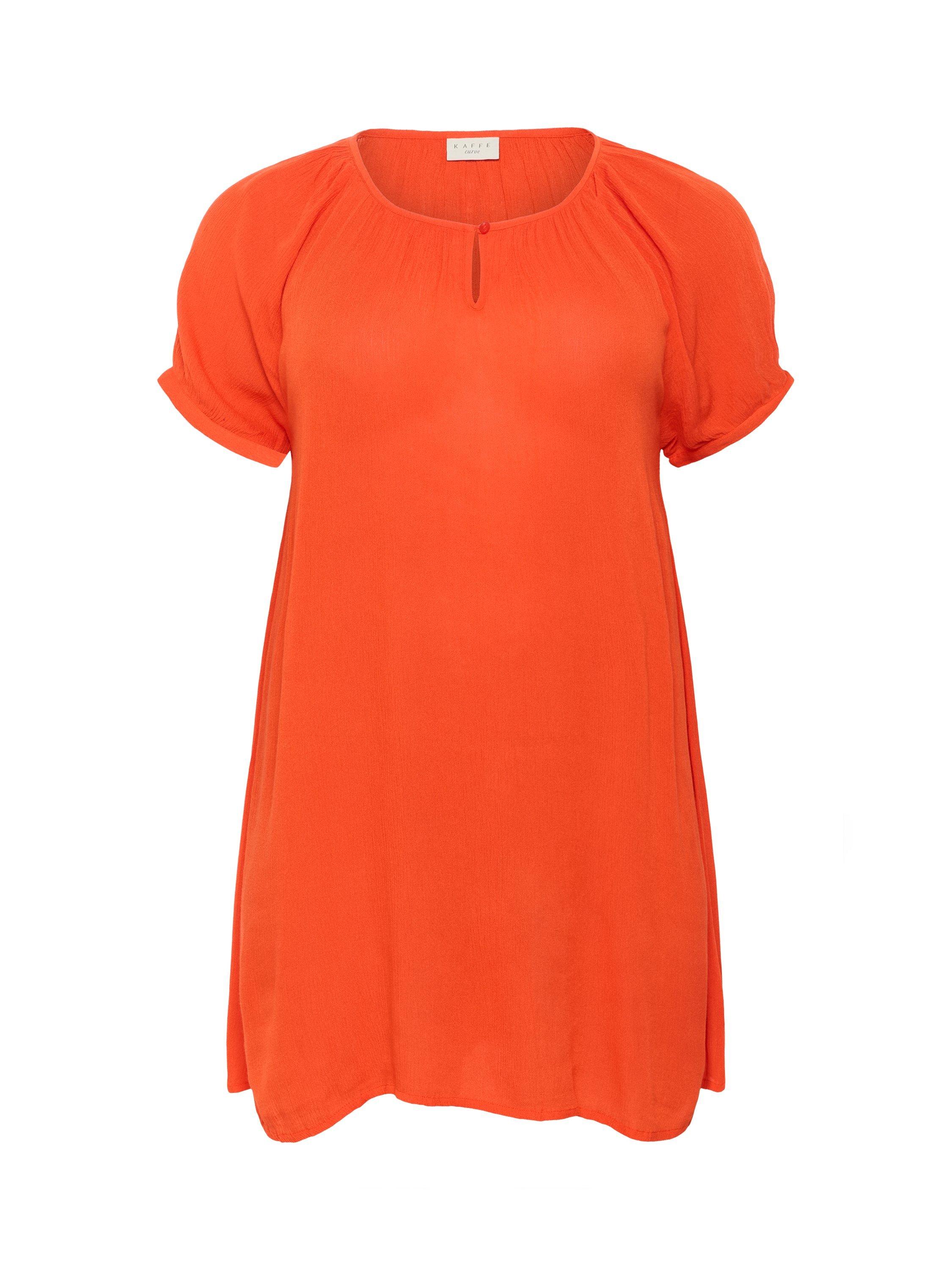 Product image 5 of 6, which shows KAFFE Curve Ami Tunic Top, Grenadine, 18