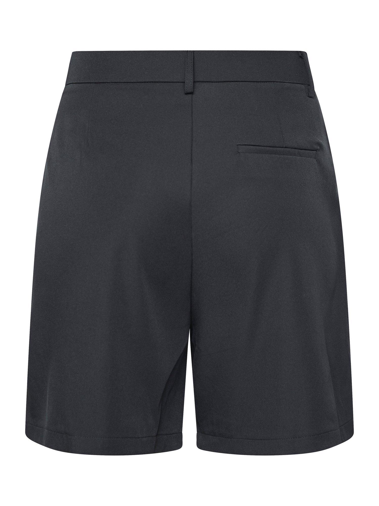 Product image 4 of 4, which shows Sisters Point GREAT-SHO High Waisted Front Pleated Shorts, Black, XS