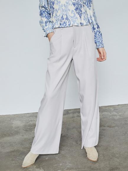 Sisters Point Great Wide Leg Trousers, Natural Cream, Natural Cream