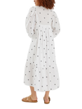 Accessorize Embroidered Long Sleeve Maxi Dress, White