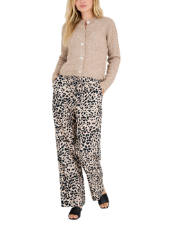 A-VIEW Audrey Wool Blend Cardigan, Light Brown