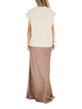 A-VIEW Patrisia Loose Fit Knited Vest, Off White