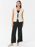 KAFFE KAgerdi Cotton Blend Cardigan, Turtledove Melange