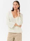 KAFFE Gerdi Cotton Blend V-Neck Jumper