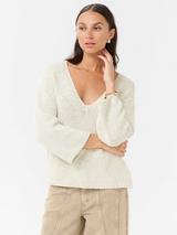 Phase Eight Salima Stripe Jumper, Black/Ivory