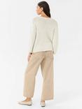 KAFFE Gerdi Cotton Blend V-Neck Jumper