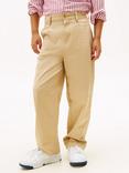 Tommy Hilfiger Kids' Cotton Chino Trousers, Gentle Gold