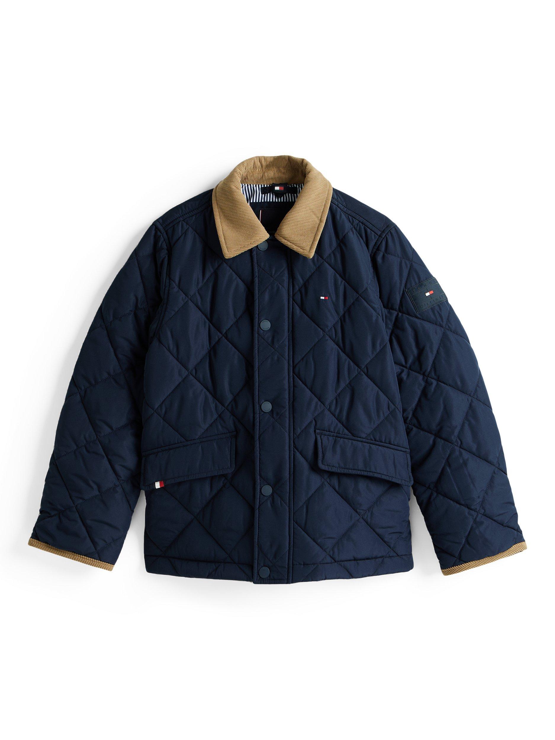 Product image 6 of 6, which shows Tommy Hilfiger Kids' Quilted Jacket, Dark Night Navy, 3 years