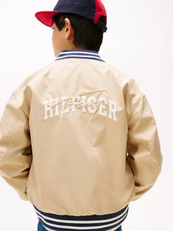 Tommy Hilfiger Kids' Reversible Bomber Jacket, Neutrals - view 2, 