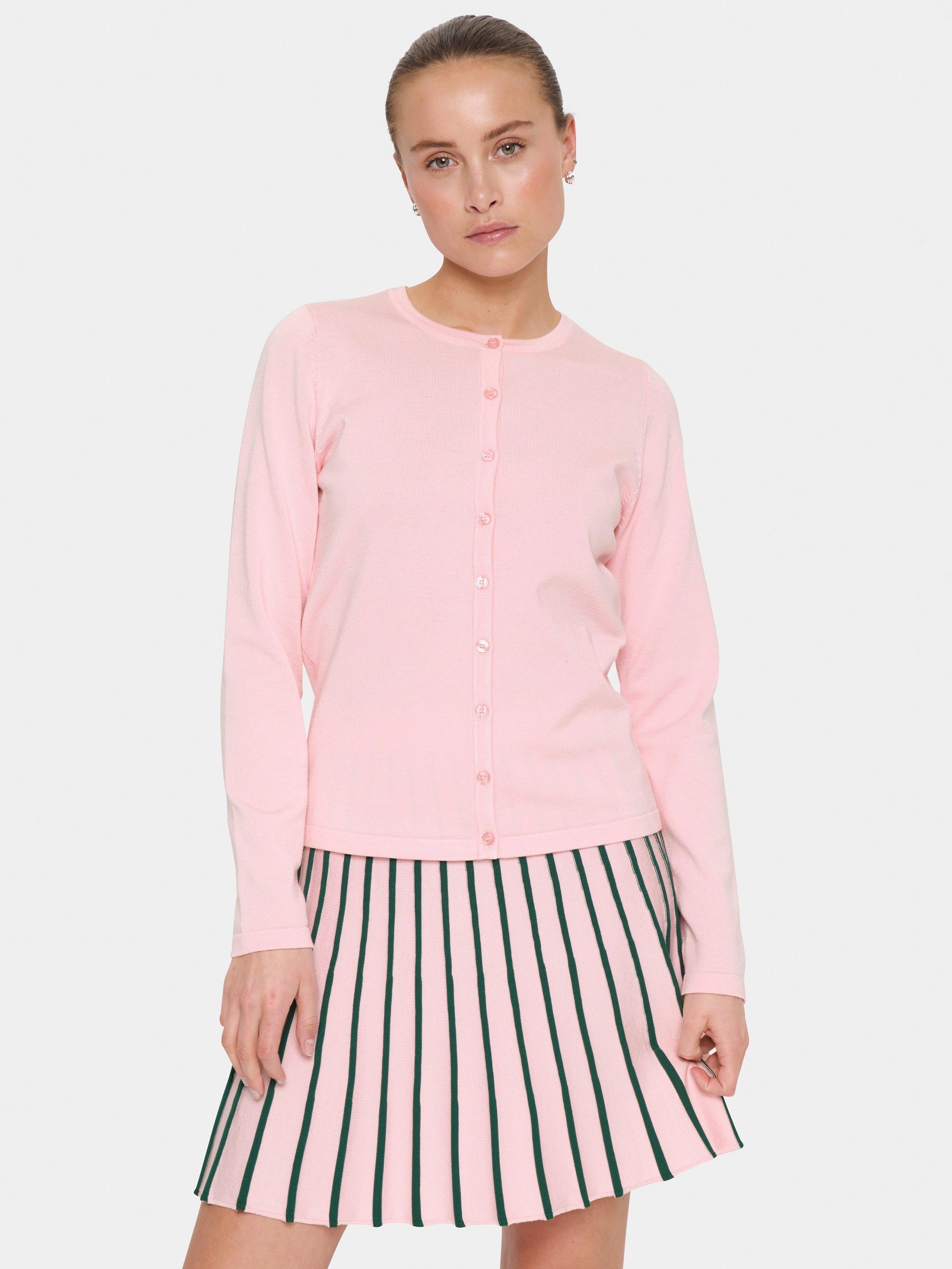 Saint Tropez MilaSZ Buttoned Long Sleeve Cardigan