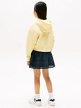 Tommy Hilfiger Kids' Cotton Relaxed Zip Hoodie, Citronella