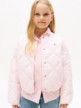 Tommy Hilfiger Kids' Relaxed Quilted Jacket, Light Pink