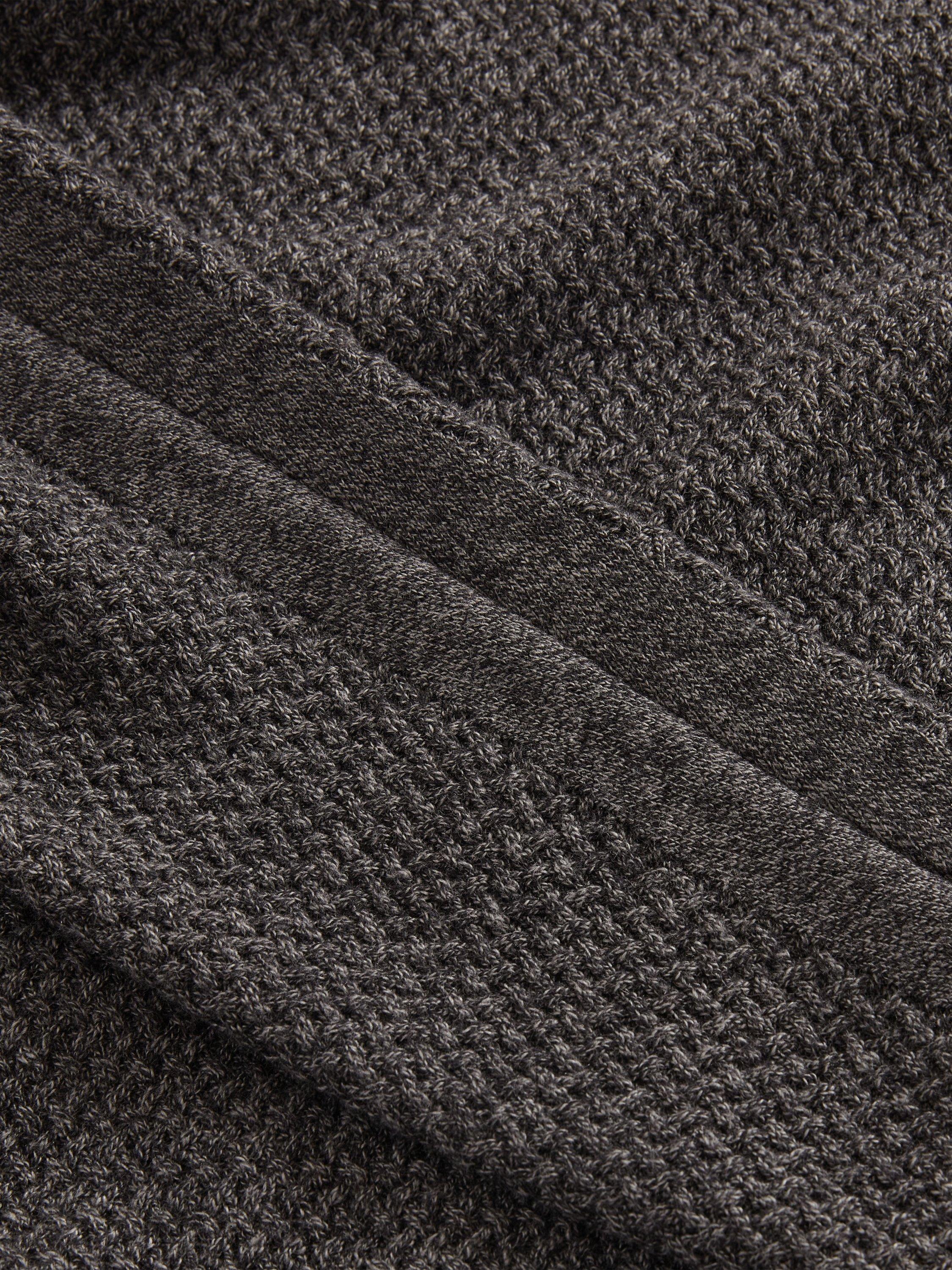 Product image 7 of 7, which shows Ted Baker Monya Cotton Blend Crew Neck Jumper, Mid Grey, S