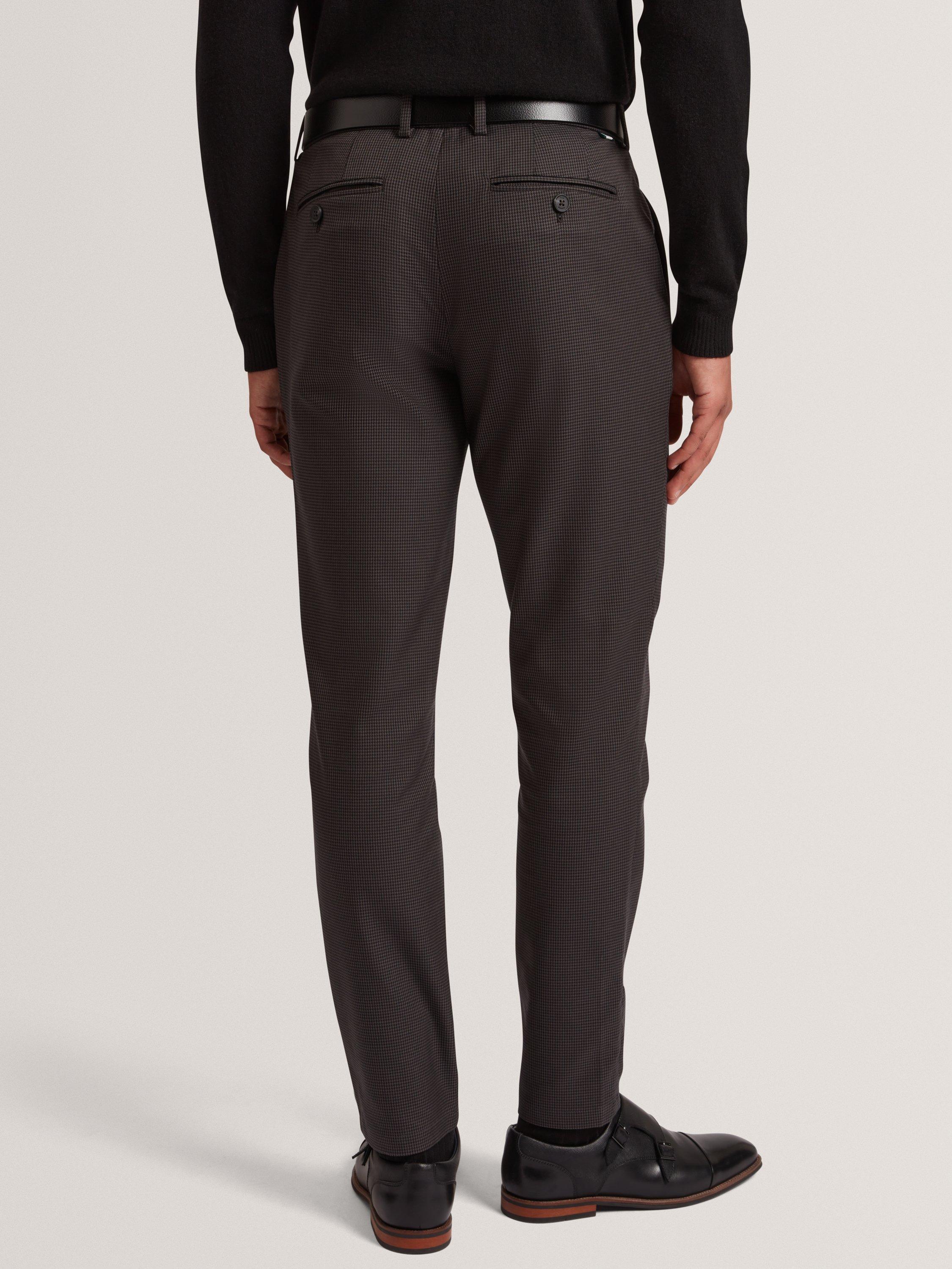 Product image 3 of 7, which shows Ted Baker Brunit Straight Leg Chino Trousers, Grey, S
