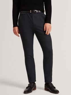 Ted Baker Brunit Straight Leg Chino Trousers - view 2, Navy