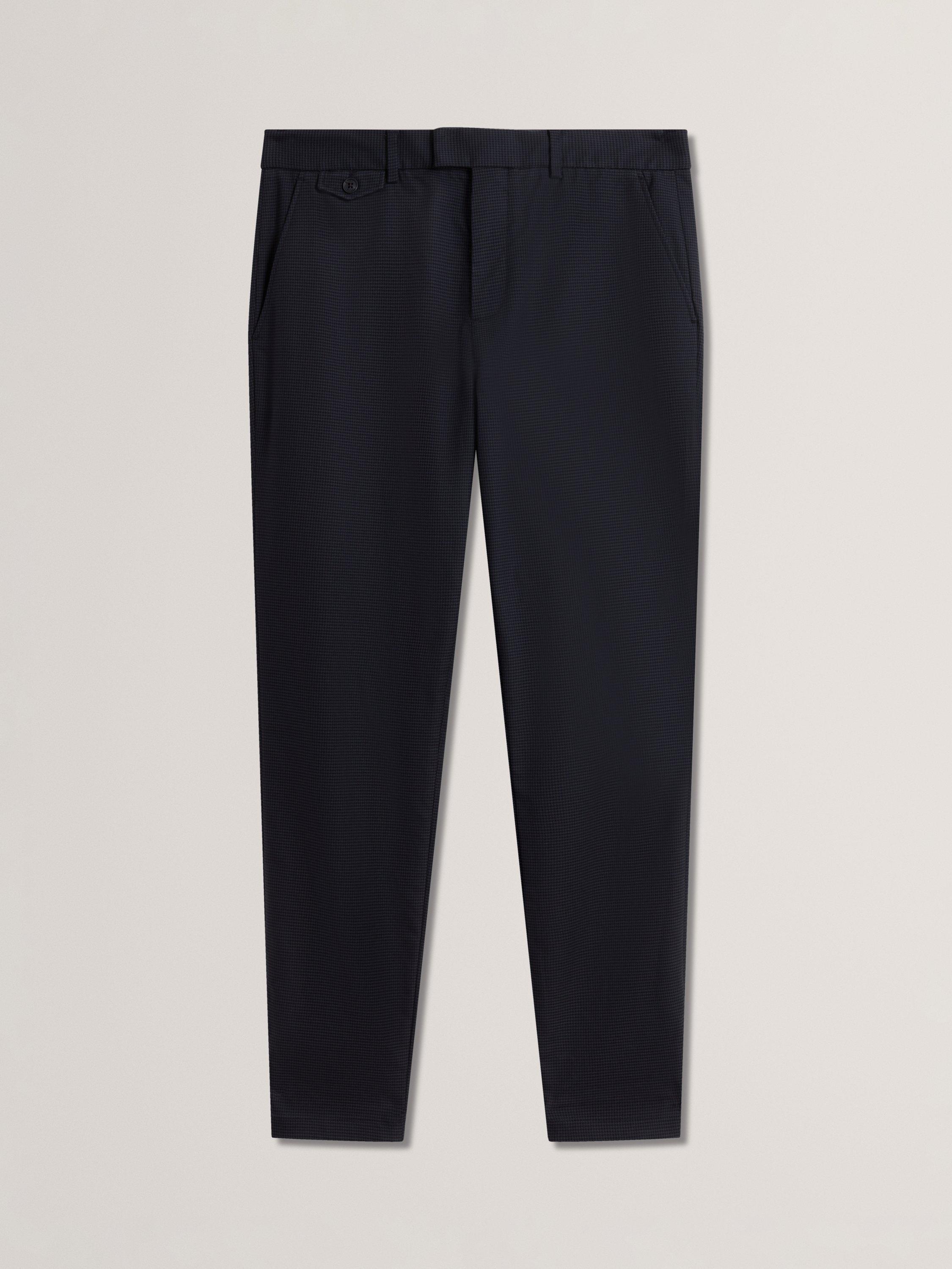 Product image 6 of 7, which shows Ted Baker Brunit Straight Leg Chino Trousers, Navy, S