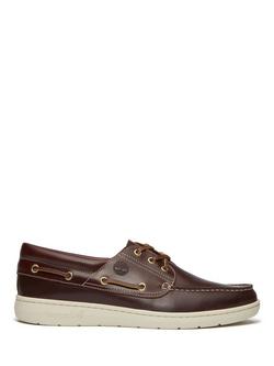 Timberland Portofino Boat Shoes, Burgundy Leather, Burgundy Leather