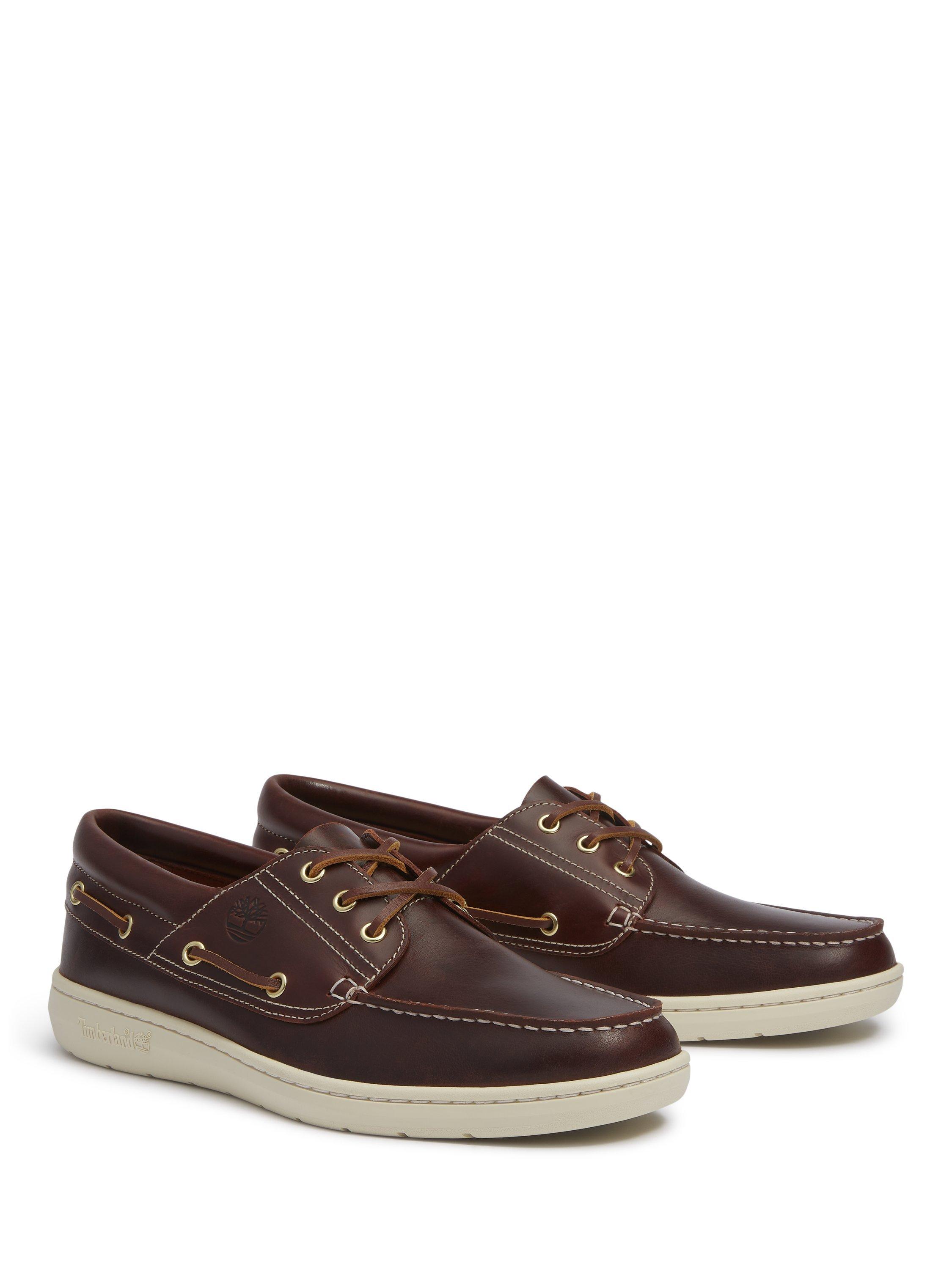 Timberland Portofino Boat Shoes, Burgundy Leather