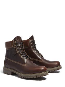 Timberland Premium 6 Inch Leather Boots - view 2, Brown